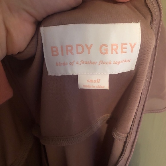 Dark Mauve Birdy Grey Dress - Picture 5 of 8